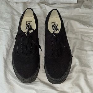 Full black vans shoes men